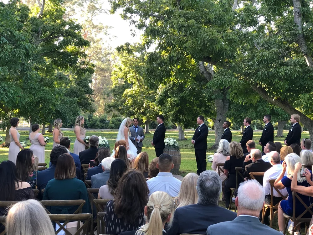 Holly & JT's Wedding Ceremony at Walnut Grove, Moorpark Ca.